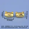 Prata Pura 999Kt Ponto de Gato Abelha Ponto Cruz DIY Contas Cordão Artesanal Gato Contas Soltas Acessórios de Prata Pura
