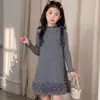 Falda para Niñas Otoño 2026 Nuevo Estilo Conjunto de Falda de Pequeña Princesa Elegante para Niños Sensación de Joven Dama de Familia Rica Estilo Otoño/Invierno