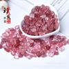 Grava de Cristal de Fresa Natural de Alta Calidad Cristal de Fresa Rojo Piedra Desmagnetizadora Alfombrilla para Acuario Decoración para Macetas Epoxy Bricolaje