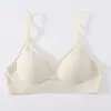Sutiã Jelly Nude Original Sem Costura para Meninas Faixa de Suporte Macio Lingerie Feminina Expansão Externa Fina Fornecimento Direto da Fábrica