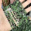 Piedra natural trébol de cuatro hojas cuentas ágata de cristal 6mm pulsera collar productos semiacabados hechos a mano diy accesorios de joyería material