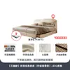 Cama de Cuero Ji y Orejas de Elefante Simple Moderna Caja Alta de Almacenamiento con Cajón Cama para Apartamento Pequeño Almacenamiento de Mesita de Noche Cama Principal
