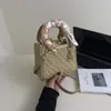 Bolsa Versátil de Princesa Diana con Bordado Pesado Nueva Moda Bolso de Bufanda de Seda para Mujer Bolso de Hombro Cruzado de Gama Alta Comercio Exterior