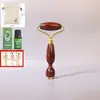 Rodillo Masajeador de Sándalo Morado, Rueda Masajeadora Raspadora Facial, Palo Masajeador Lifting y Relajante para el Contorno de Ojos de Mujer, Cepillo Meridian de Cuerno
