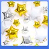 DX7L decoraciones de habitación de cumpleaños y boda suministros de boda día de San Valentín modelado estrella de cinco puntas película de aluminio gas