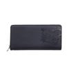 Carteira Longa Personalizada com Logotipo Estampado do Fabricante para Presente, Compartimentos Múltiplos para Cartões, Porta-Documentos, Bolsa para Cosméticos, Material PU Impermeável