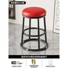 Taburete alto, silla de bar de lujo ligero, silla con respaldo, silla de bar, silla para mesa de isla de hierro forjado para el hogar, silla de bar para cajero de recepción