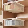 Caja de Almacenamiento para Calcetines, Organizador de Ropa Interior, Caja de Almacenamiento tipo Cesta Deslizable, Solución de Almacenamiento en Capas tipo Cajón Colgante para Armario