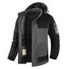 Chaqueta Gruesa de Algodón con Forro Polar Transfronteriza para Exteriores, Chaqueta de Montañismo a Prueba de Viento e Impermeable de Talla Grande, Ropa de Trabajo y Chaqueta Softshell