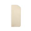 Bolsa para gafas de cuero blanco pu cuero suave bolsa protectora para gafas de lectura bolsa de cuero para guardar gafas de sol se puede personalizar