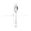 Conjunto de Comida Ocidental Série 1010 Café Casa Comer Colher Redonda Mexer Aço Inoxidável Talheres Colher de Sobremesa Colher de Ensopado