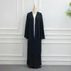 2026 Cardigan de Malla Diamantada Loriya Talla Grande Manga Larga Doble Capa LR1336