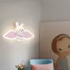 Luminária de Teto Criativa para Quarto Infantil Moderna Desenho Animado Simples Coelho Nuvem Espectro Lâmpada de Proteção Ocular para Quarto de Meninos e Meninas