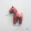 Estilo Floresta Gato Urso Retro Boneca Fofa Bordado Pônei Artesanal Estilo Artístico Enfeites Decorativos Acessórios
