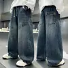 Jeans para niño primavera y otoño 2026 nuevo modelo, ropa de otoño para niños medianos y grandes, pantalones de otoño rectos holgados para niños