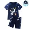 Traje de baño infantil niño niño astronauta dividido tres piezas poliéster secado rápido protección solar traje de entrenamiento natación venta al por mayor