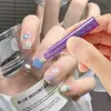 Plumón para dotting de uñas con mango acrílico, pluma de modelado multipunta, herramienta de pintura DIY para dar forma a pétalos de una pasada al por mayor