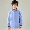 Ropa para niños 100% lana pura, cárdigan de punto con cremallera para otoño e invierno, top cálido y amigable con la piel para niños y niñas, adecuado para usar en capas como suéter interior
