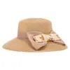 Nuevo Sombrero de Paja de Verano 2026 para Mujer, Sombrero de Sol de Ala Ancha para Viajes y Vacaciones, Moderno Casual con Lazo al por Mayor