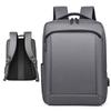 Mochila Negra para Hombre Sencilla para Negocios Viajero Tela Oxford Impermeable Gran Capacidad Mochila para Laptop de 16 Pulgadas