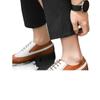 2024 nuevos zapatos de cuero Brock de estilo británico para hombre de comercio exterior talla grande combinación de colores zapatos de hombre zapatos de cuero bajos