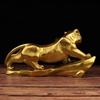 Lingote de Cobre Estilo Antiguo Adorno de Tigre de Año Nuevo, Animal del Zodiaco Propicio Tigre de Dinero, Decoración de Coche, Decoración del Hogar Sala de Estar