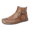 Botas Martin Transfronteiriças para Homens 2025 Inverno Tendência Casual Cano Alto Sapatos Masculinos Botas de Trabalho para Motociclista Moda Artesanal Botas Curtas