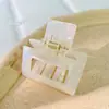 Xinmei Ácido Acético Accesorios para el Cabello Estilo Coreano Horquilla Elegante Femenina Pinza Geométrica Simple para el Cabello Pinza para el Cabello Grande