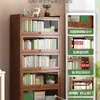 Estante de Armazenamento para Livros, Estante de Chão, Armário de Armazenamento, Armazenamento Integrado na Parede, Armário de Exibição Doméstico Multicamadas à Prova de Poeira com Portas