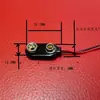 Hebilla dura de batería de 9V con hebilla de batería de cola cable de batería conector de batería portapilas hebilla de batería