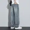 Ropa Popular para Hombre / Otoño 2026 Nuevo Estilo Americano Holgado Recto Streetwear Pierna Ancha Versátil Retro Jeans Pantalones Largos