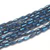 Acessórios para joias DIY 3*7MM furo central gota d'água cor mágica vidro contas soltas acessórios para pulseira artesanal fornecimento direto da fábrica