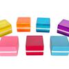 Kt30 Carcaça Quadrada Branca Cor Macaron Colorida Desenho Animado Anime Periférico Base de Carimbo para Diário DIY Grafite