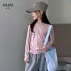 Camiseta base para niñas YOJIA, nueva y elegante de manga larga con cuello redondo, corte ajustado, para niñas pequeñas, ropa de otoño para niños