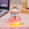 Buena Suerte, Pequeña Luz de Noche de Escritorio, Adornos para la Estabilidad Emocional en la Oficina, Guanyin Wenquxing