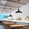 Personalidade Criativa Nostálgico Retrô Estilo Industrial Lustre Restaurante Café Loja de Roupas Lâmpadas de Tampa de Panela de Ferro de Cabeça Única