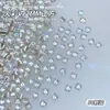 Zircônia Branca Fundo Plano Nail Art Mini Pequena Zircônia Pequena Decorações Mistas Strass de Nail Art Brilhantes Super Brilhantes Atacado