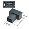 2322610-1 Carcasa de Conector Macho y Hembra Negra Adecuada para Conector Macho y Hembra Audi 10P Conector Automotriz Conector de Carcasa de Plástico