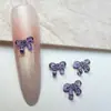 Venda Quente 2025 Novo Gelo Transparente Estampa de Leopardo Laço DIY Joias para Nail Art Acessórios de Unha Acessórios de Unha Usáveis