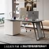 Mesa de Escritório Luxo Leve Ardósia Brilhante, Mesa de Estudo Moderna Simples de Alto Nível, Mesa de Designer Estilo Minimalista