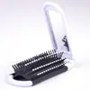 Peine de plástico portátil para el cabello, nuevo estilo, con espejo de maquillaje y bolsa de aire.