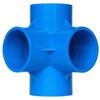 Conexiones de Tubo de PVC Tee Estéreo Cuatro Vías Cinco Vías DIY Accesorios para Zapatero Codo de Ángulo Recto Estante Plástico Accesorios de Junta de Suministro de Agua