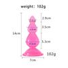 Plug anal de noite longa suprimentos para adultos expansor anal gay próstata tesoura de comércio exterior parte de trás da mão puxar contas fabricantes de plug anal