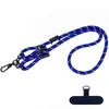 Cuerda de 10 mm de grosor, cordón para teléfono móvil, espaciador para el hombro, cuerda de escalada, cordón antipérdida ajustable para colgar el teléfono móvil