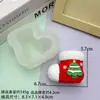 Luvas Populares de Boneco de Neve de Natal Meias de Árvore de Natal Forma de Pinça Forma de Bolo Mousse DIY Molde de Gesso Cola Sabão