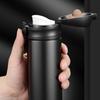 Vaso al vacío de estilo japonés 304 acero inoxidable vaso con rebote creativo para estudiantes hombres y mujeres vaso de agua portátil vaso para coche regalo