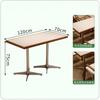 Mesa e Cadeiras de Jantar Modernas Minimalistas, Conjunto de Mesa e Cadeiras de Jantar Ocidental Leve, Mesa e Cadeiras Simples Estilo Coreano para Cafeteria de Chá com Leite e Café