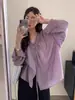 Blusa top com design, gola V francesa de alta qualidade, camada externa despojada, babados, camisa de manga comprida para primavera/outono 2763