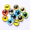Accesorios de joyería diy muñeca hemisferio ojos de simulación fábrica al por mayor Gema del Tiempo parche de vidrio ojos de animales