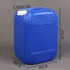 Fabricante Bidones de Plástico de 20L Bidones de Aceite Blancos de Grado Alimenticio Engrosados Bidones Apilables Azules Bidones para Líquidos Residuales Químicos Montados en Vehículo Venta al por Mayor